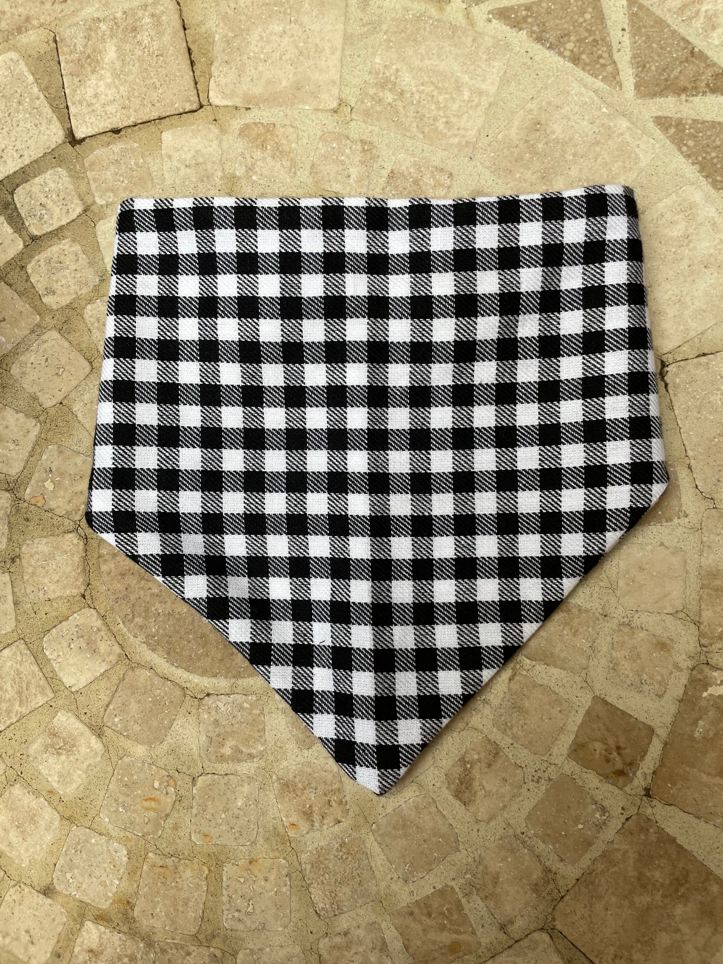 Small black and white check